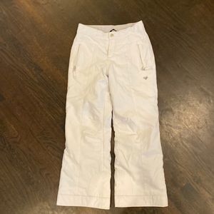 Girl’s Obermeyer Brooke ski / snow pant - white size M (10/12)